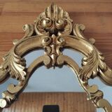 Restored gilded bead mirror