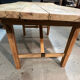 Old workshop table in elm