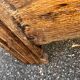 Antique oak bonnetière