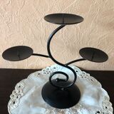 Candlestick black 3 branches candlestick