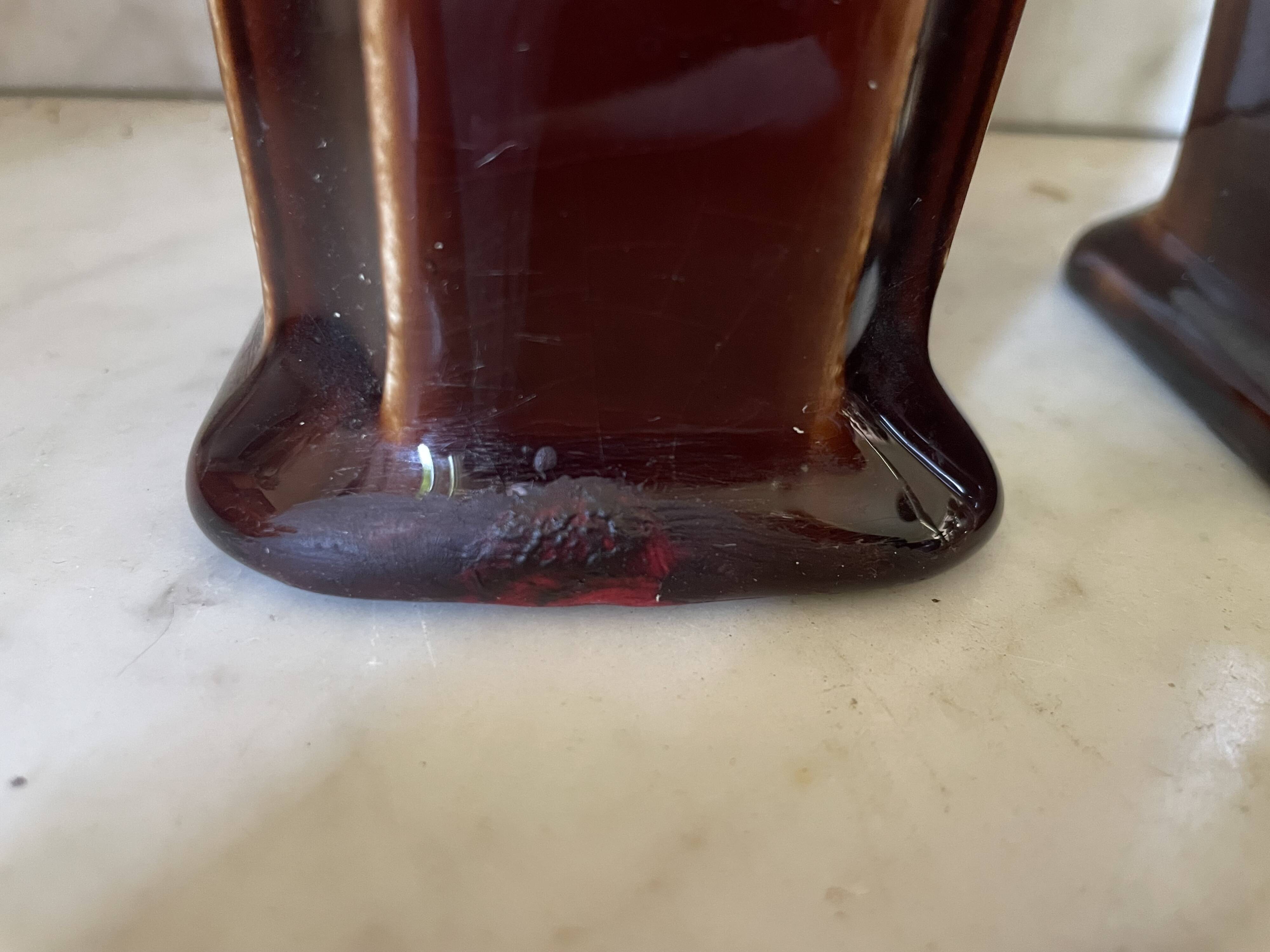 Pair of Orchies Art Deco vases