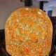 Lampara by Vidrio Millefiori, Peill & Putzler, Mid-century, Naranja, 70's –
