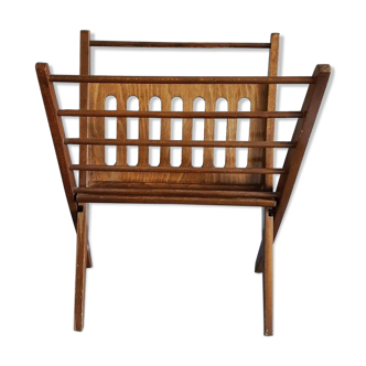 Braakman teak magazine holder from the 1970s