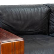 Rare rosewood 3-seater sofa by Afra e Tobia Scarpa for Maxalto