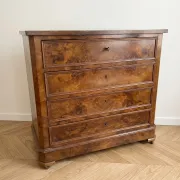 Antique walnut chest of drawers