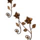 set Gilded Metal wall coat racks 1950s France
