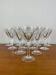 12 crystal wine glasses Lorraine Lemberg Bristol size