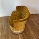 Old gold toad bench