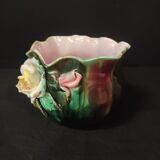 Paire de cache pots en barbotine