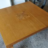 Table basse carré marqueterie