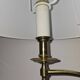 Magnificent vintage reading lamp in solid brass, Hollywood Regency style.
