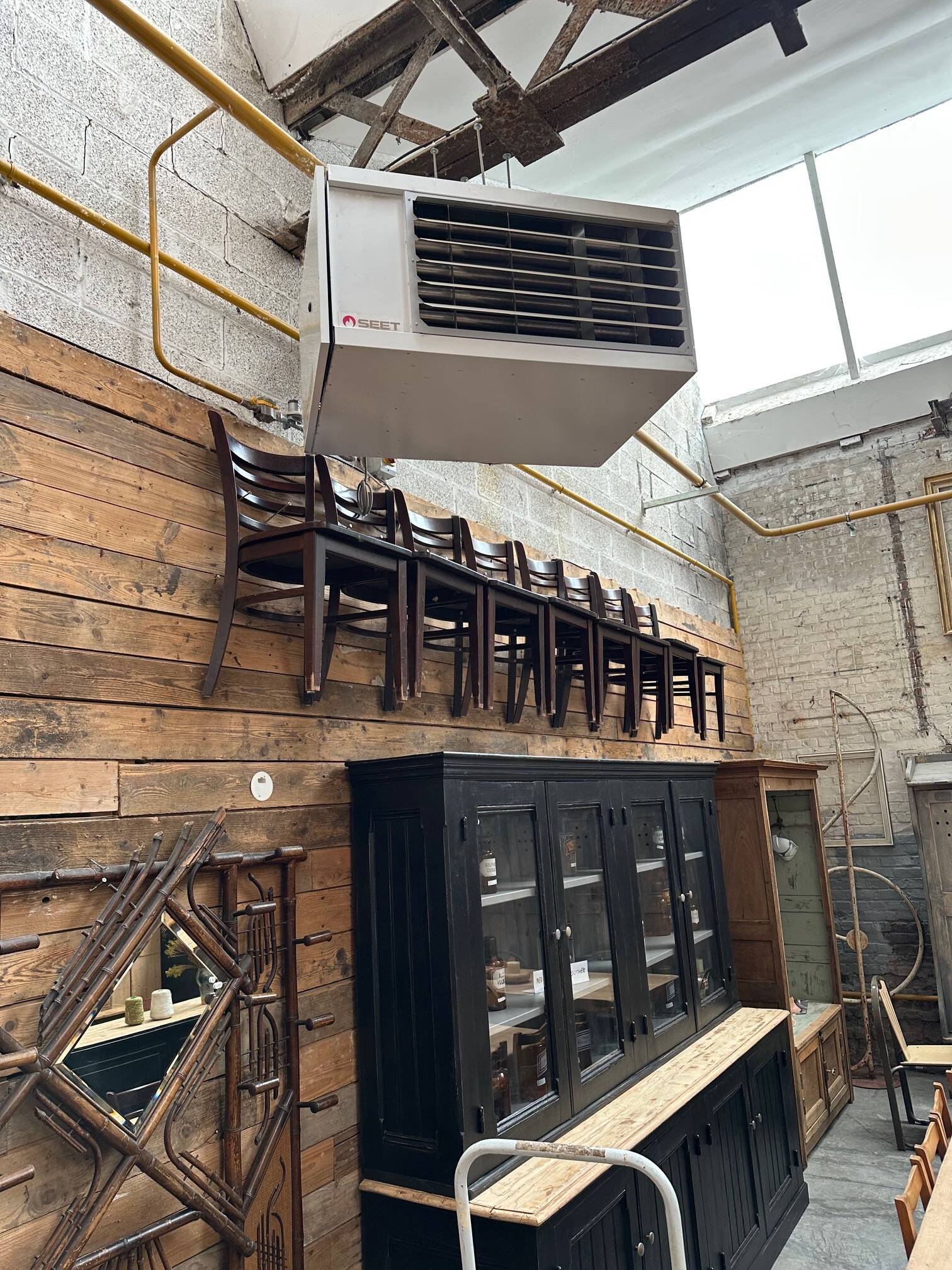 Set of 107 bistro chairs