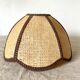 Abat jour vintage cannage