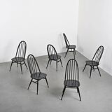 Set of six Quaker chairs by Lucian Ercolani, Ercol Edition, circa 1960