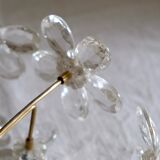 Ceiling flowers in murano glass and brass