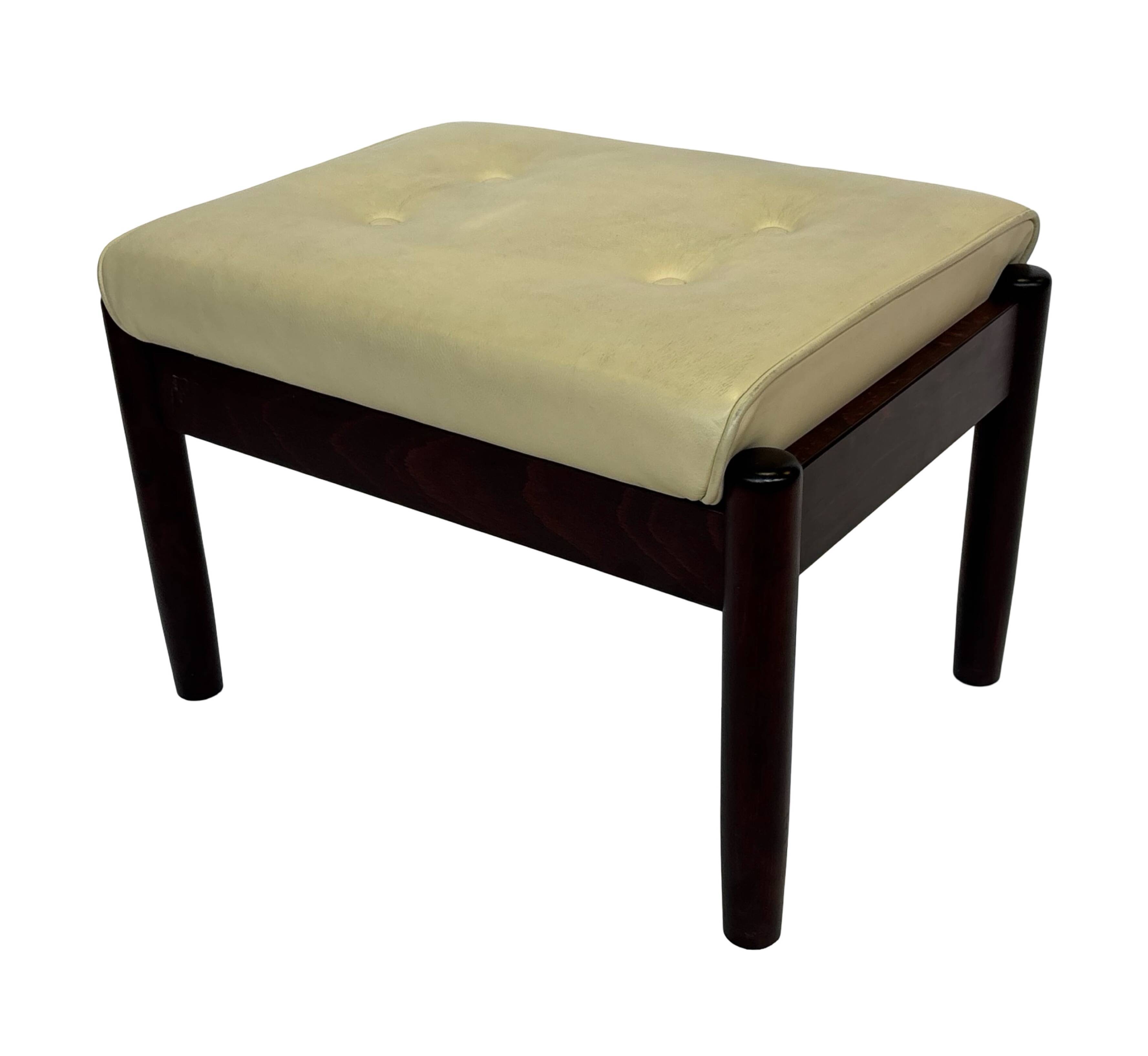 Vintage Farstrup Danish Design Footrest Footstool Ottoman