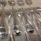 12 silver-plated oyster forks by the silversmith Ercuis, 12.2 cm