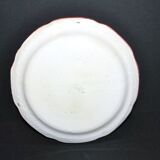 Antique polychrome earthenware plate Chinoiserie 18th century ? St Clément Les Islettes