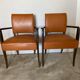 Paire de fauteuils club bridge