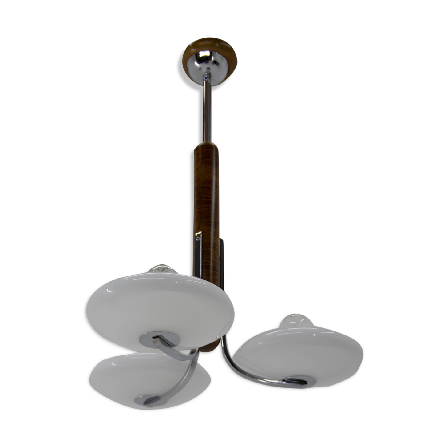 Art Deco or Bauhaus Chandelier by Jindrich Halabala for UP zavody, 1930s