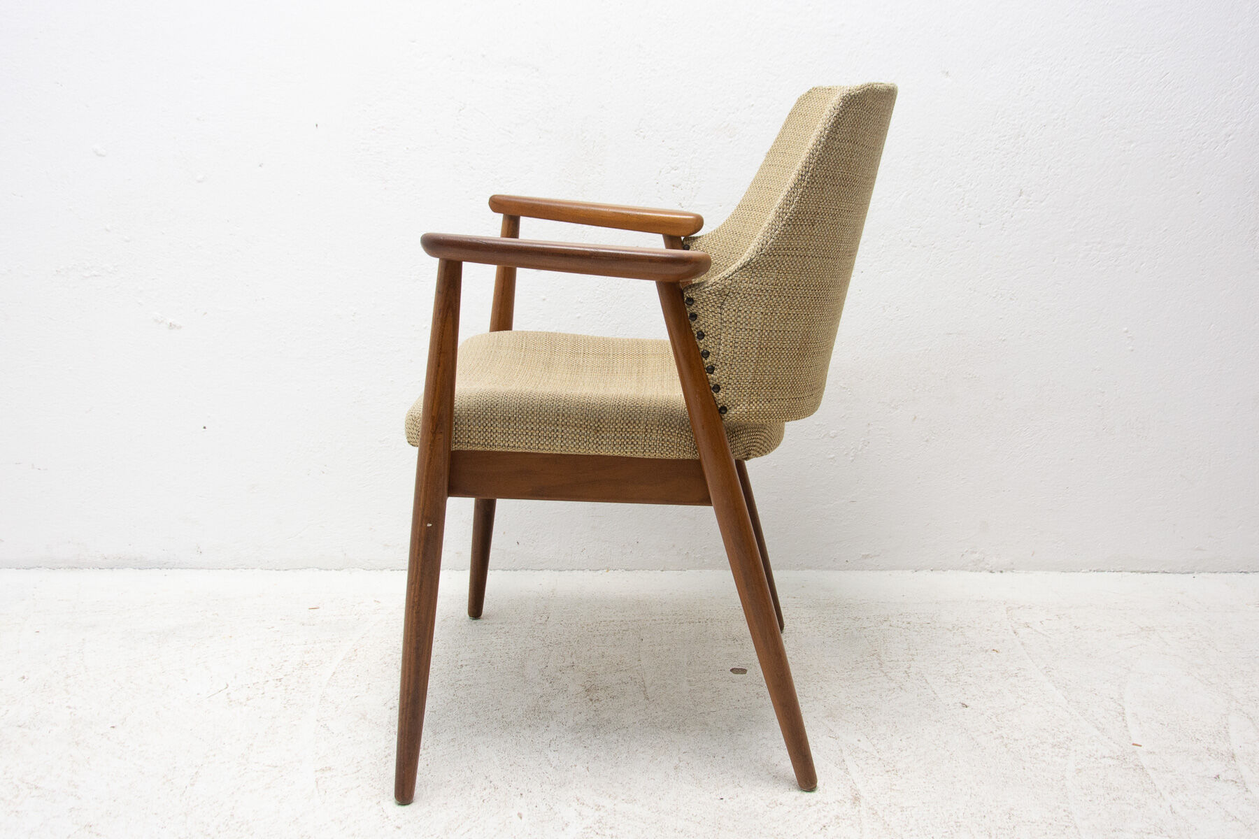 Midcentury scandinavian teak office chair, 1970´s