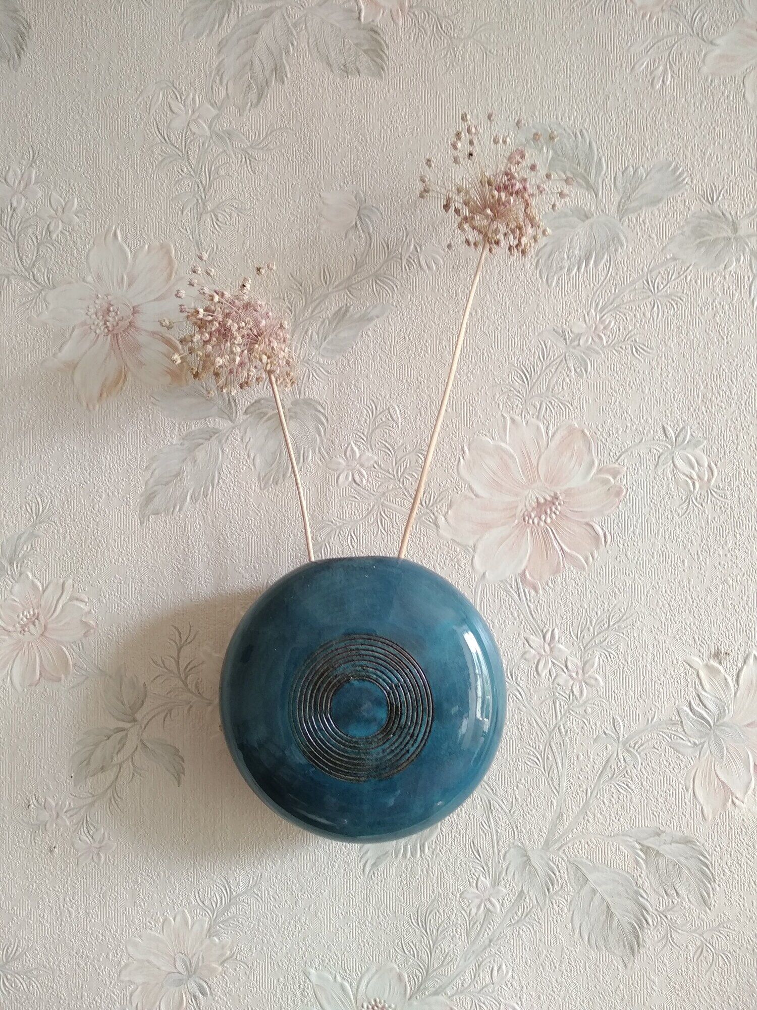 Ceramic wall vase 60s ° Jean Varoqueaux La Poterie Perigordine