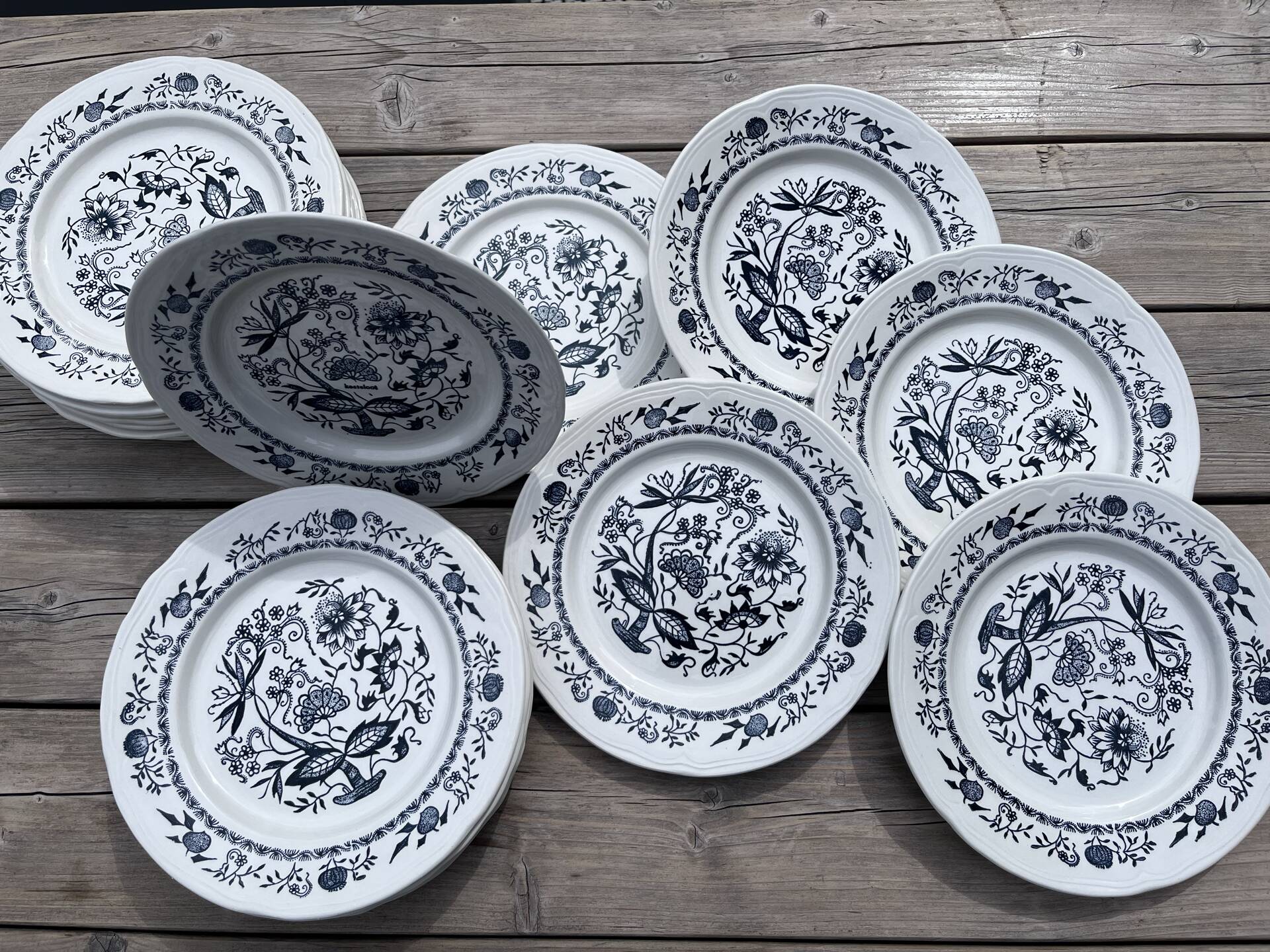 Assiettes plates Kesteloot
