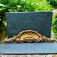 Large Art Nouveau bronze rococo pediment