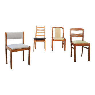 Four Mid Century dining table chairs | Vintage - set of 4 chairs