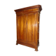 Large wardrobe Louis Philippe en noyer of the 19th siecle