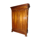 Armoire Louis Philippe en noyer du XIX ème siecle