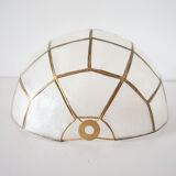 Mother-of-pearl shell shape wall lamp