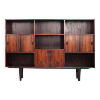 Rosewood bookcase, Danish design, 1970s, designer: Erik Jensen, production: Westergaards Møbelfabrik