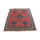 Hand-knotted afchari carpet Iran 132x143cm