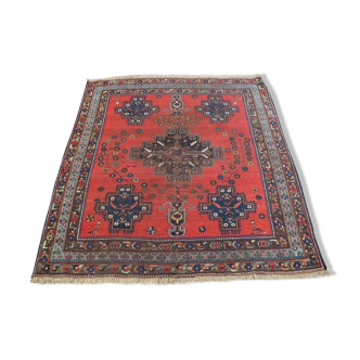 Tapis afchari noué à la main Iran 132x143cm