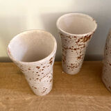 Service à orangeade en grès moucheté signé Farah, Vallauris années 1960-70