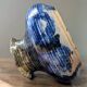 Lucien Talbot-Foucher La Borne vase in blue-brown glazed stoneware