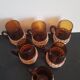 Lot de 6 verres vintage