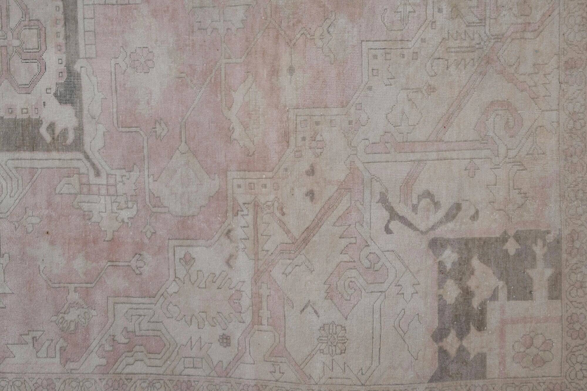 Vintage Turkish handmade rug 253x326 cm