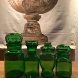 Set of 4 glass jars