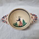 Bol à oreilles faïencerie HB Quimper 1930