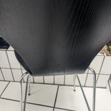 Bar stool series 7 by Arne Jacobsen, Fritz Hansen
