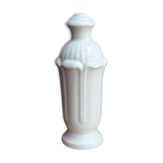 Pied de lampe en porcelaine blanche