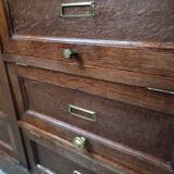 Antique Drop-Front Filing Cabinet | Oak Clerk’s Cabinet | Historic Storage