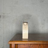 Travertine candle holder