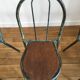 Industrial chair made of wood and metal