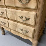 Louis XV style weekly planner in raw wood