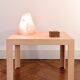 Jean-michel frank - table d’appoint gainée de cuir