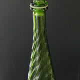 Italian carafe green glass