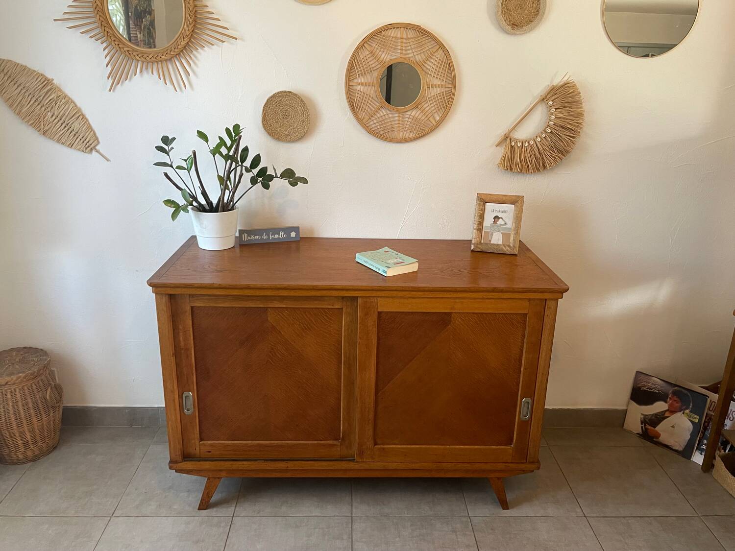 Magnificent vintage oak sideboard